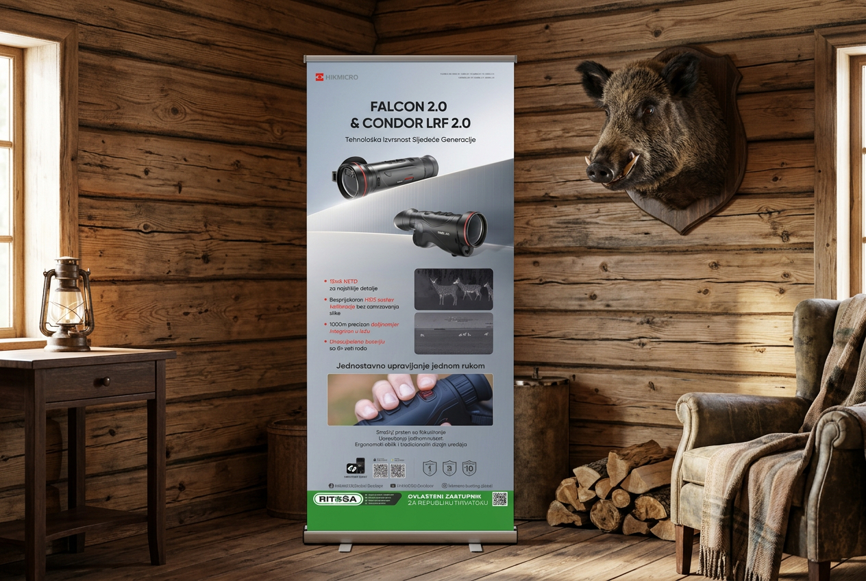Ritoša trgovine d.o.o. — Dizajn oglasa, kataloga i promotivnih materijala za lovačku industriju